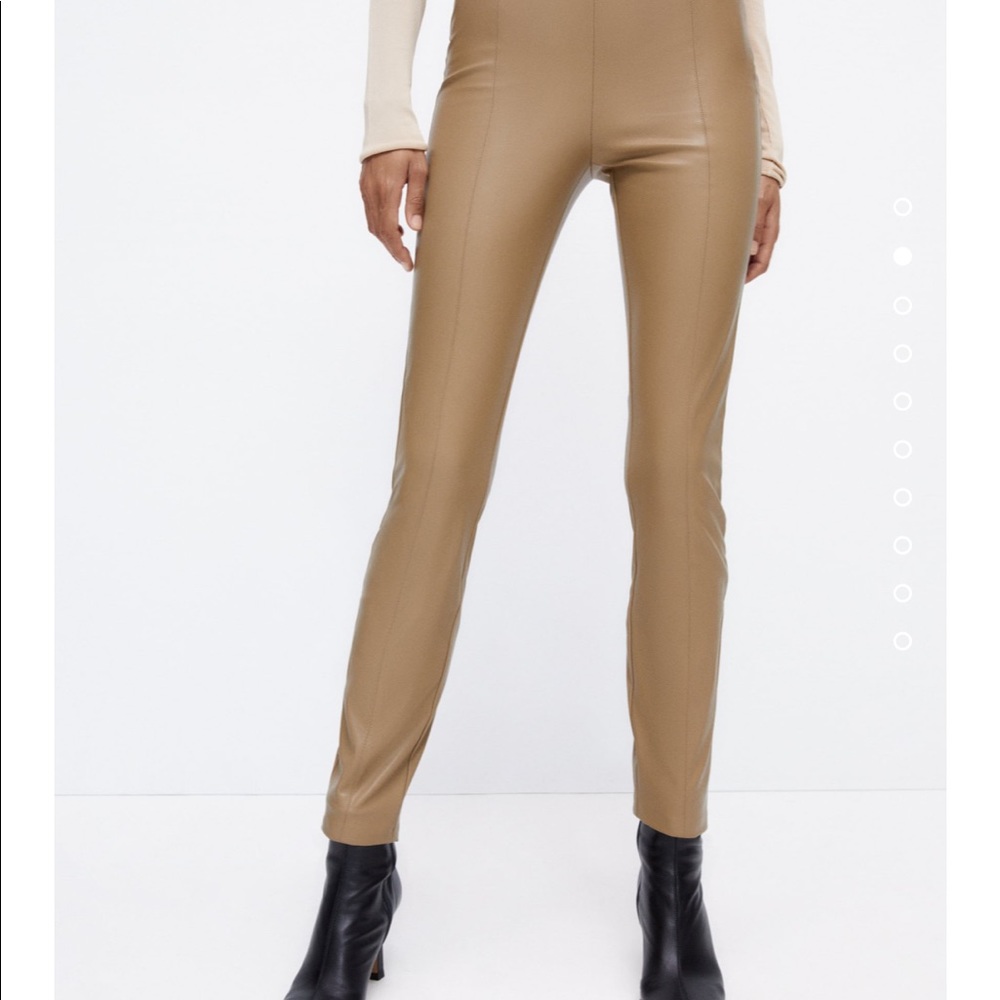 Zara Faux Leather Leggings